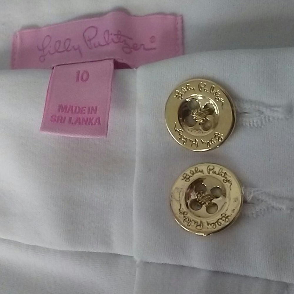 2 pair of Lilly Pulitzer flat front shorts size 10